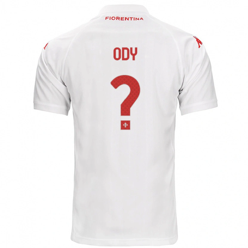 Danxen Kid Edwin Ody #0 White Away Jersey 2024/25 T-Shirt