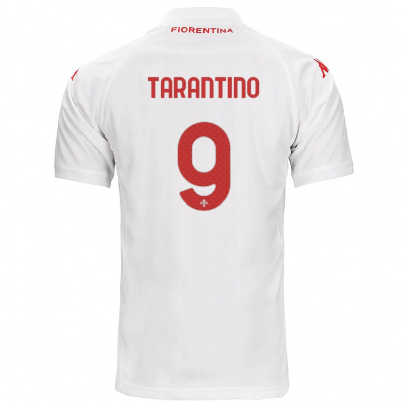 Danxen Kid Jacopo Tarantino #9 White Away Jersey 2024/25 T-Shirt