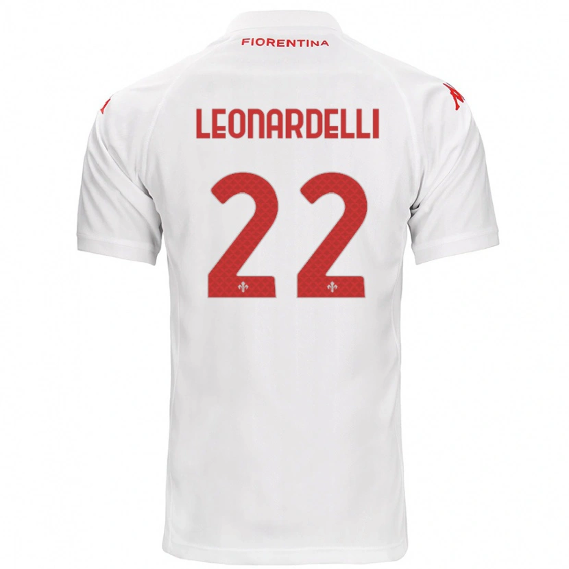 Danxen Kid Pietro Leonardelli #22 White Away Jersey 2024/25 T-Shirt