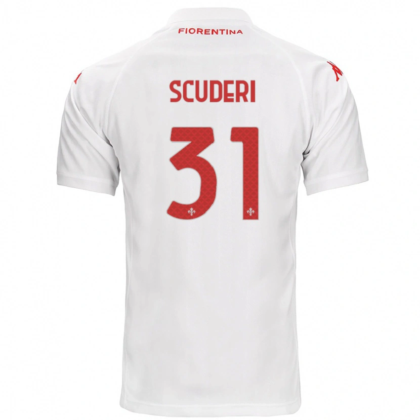 Danxen Kid Giulio Scuderi #31 White Away Jersey 2024/25 T-Shirt