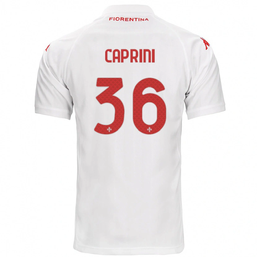 Danxen Kid Maat Daniel Caprini #36 White Away Jersey 2024/25 T-Shirt