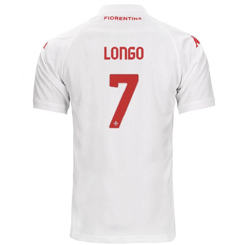 Danxen Kid Miriam Longo #7 White Away Jersey 2024/25 T-Shirt