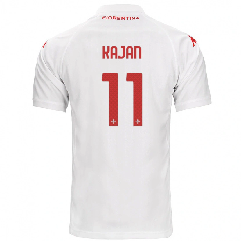 Danxen Kid Zsanett Kaján #11 White Away Jersey 2024/25 T-Shirt