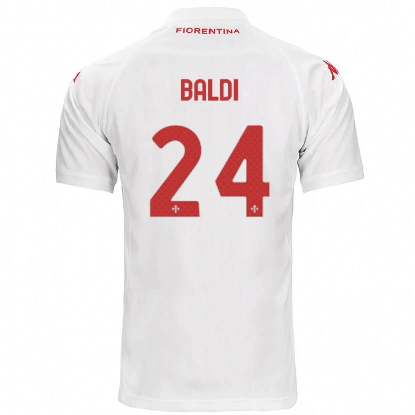 Danxen Kid Rachele Baldi #24 White Away Jersey 2024/25 T-Shirt