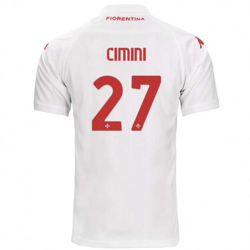 Danxen Kid Linda Tucceri Cimini #27 White Away Jersey 2024/25 T-Shirt