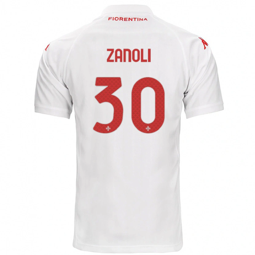 Danxen Kid Martina Zanoli #30 White Away Jersey 2024/25 T-Shirt