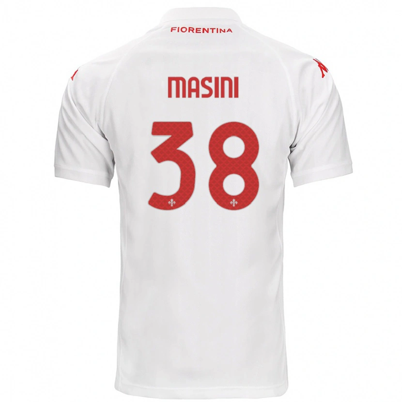 Danxen Kid Linda Masini #38 White Away Jersey 2024/25 T-Shirt