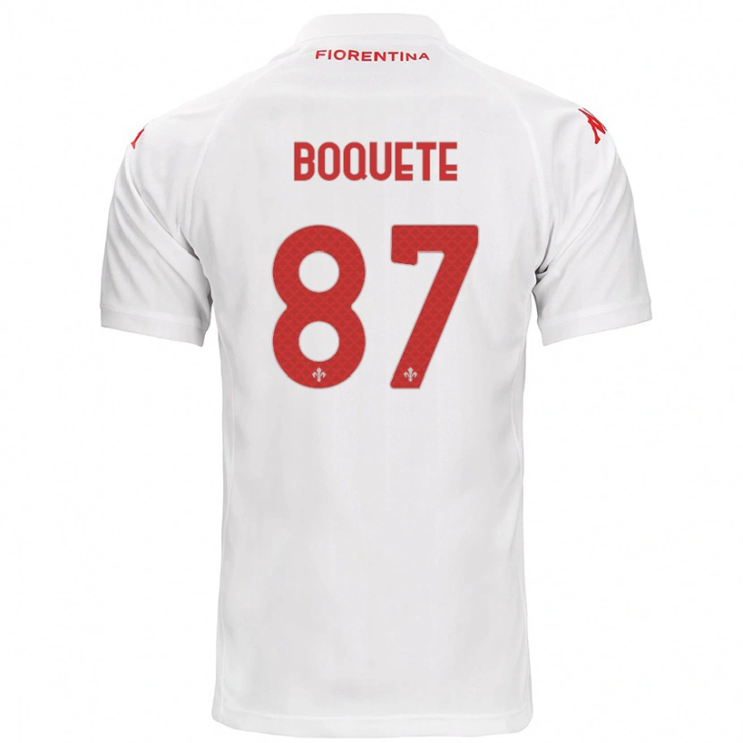 Danxen Kid Verónica Boquete #87 White Away Jersey 2024/25 T-Shirt