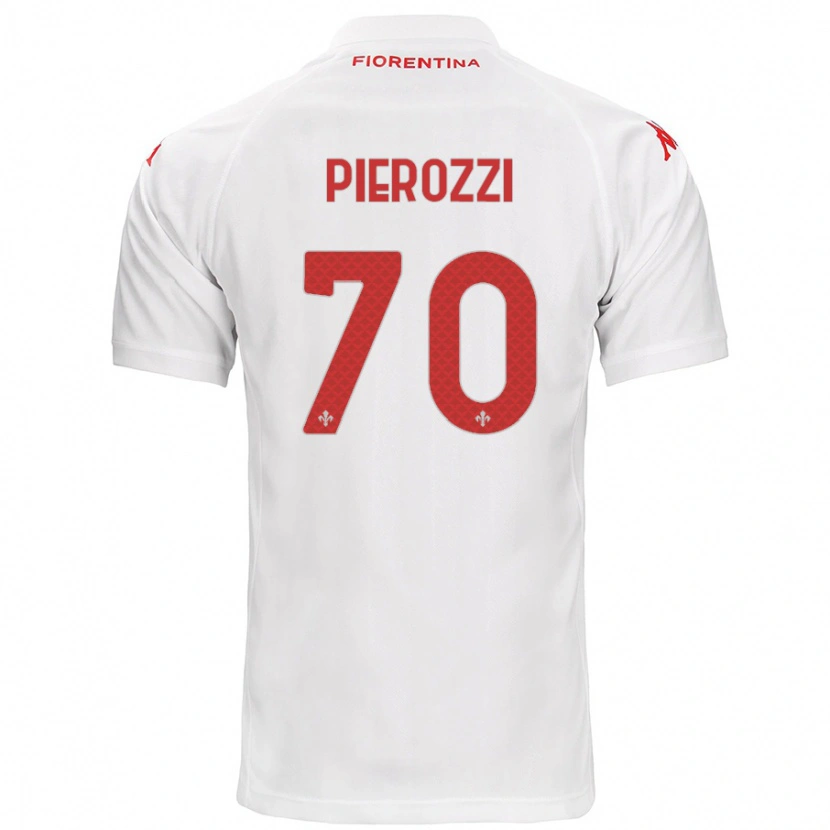 Danxen Kid Niccolò Pierozzi #70 White Away Jersey 2024/25 T-Shirt