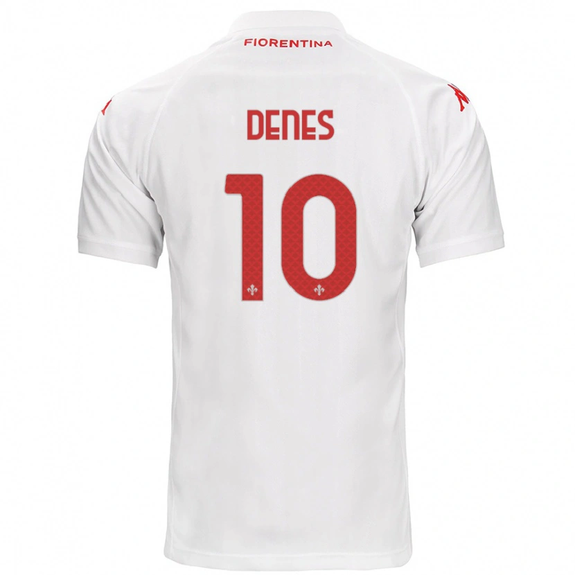 Danxen Kid Adrián Dénes #10 White Away Jersey 2024/25 T-Shirt