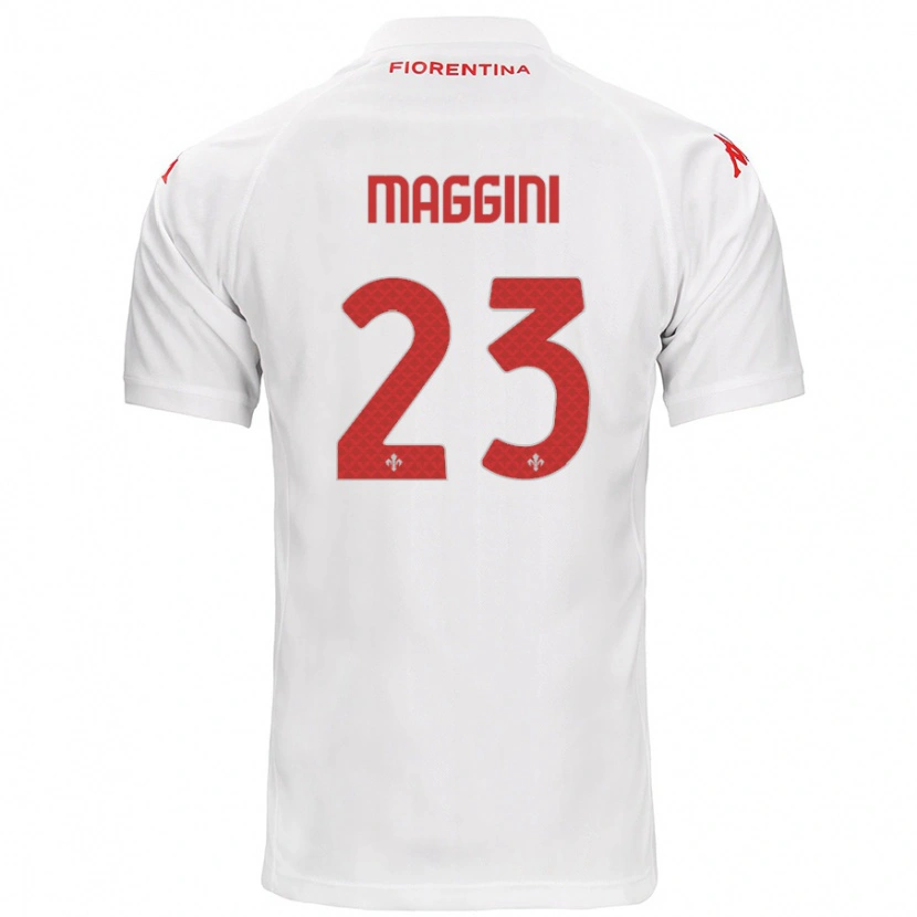 Danxen Kid Filippo Maggini #23 White Away Jersey 2024/25 T-Shirt