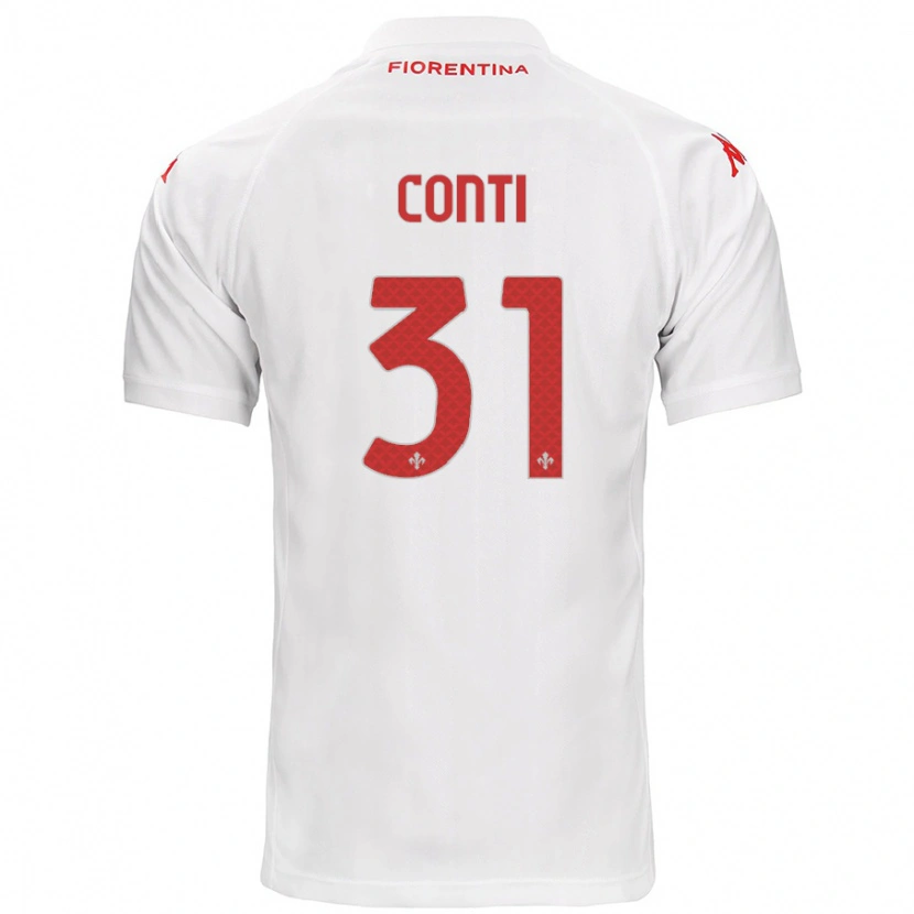 Danxen Kid Gabriele Conti #31 White Away Jersey 2024/25 T-Shirt