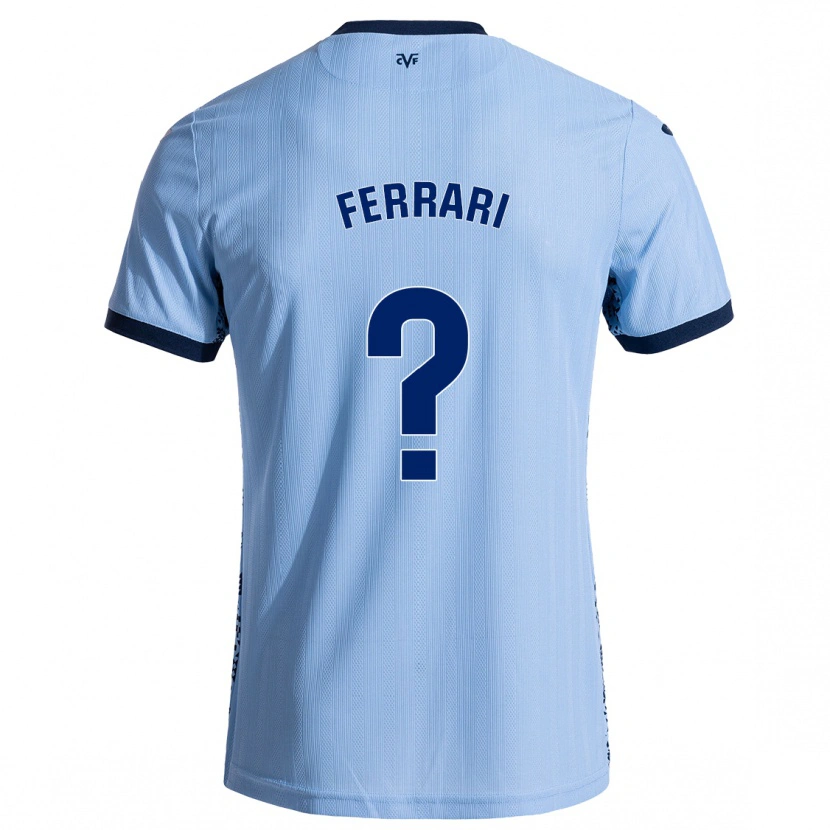 Danxen Kid Andrés Ferrari #0 Sky Blue Away Jersey 2024/25 T-Shirt