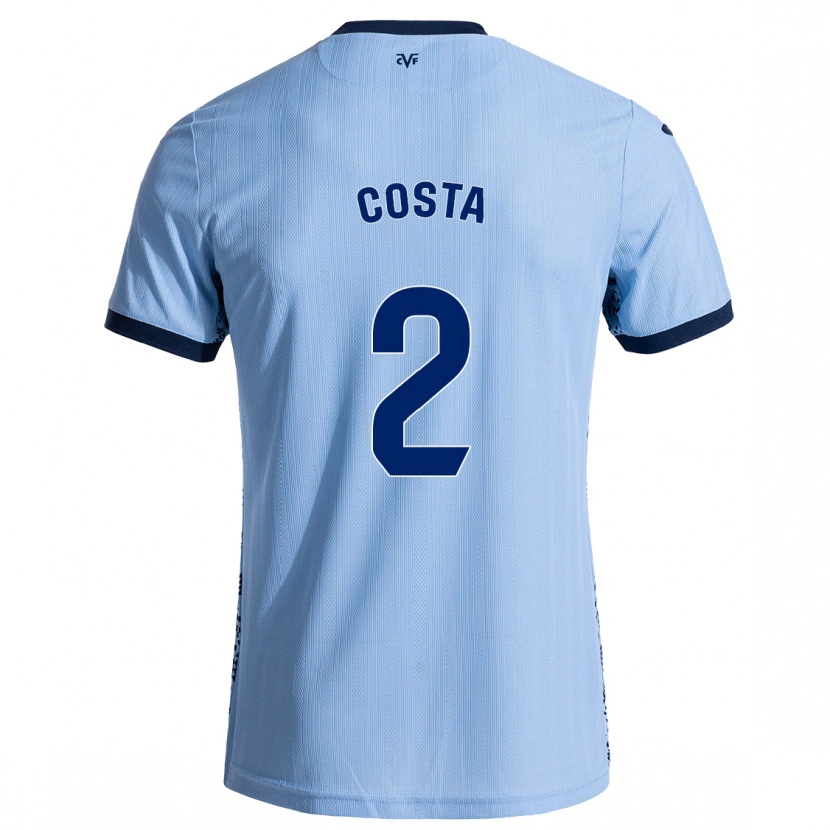 Danxen Kid Logan Costa #2 Sky Blue Away Jersey 2024/25 T-Shirt