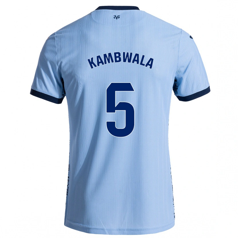 Danxen Kid Willy Kambwala #5 Sky Blue Away Jersey 2024/25 T-Shirt