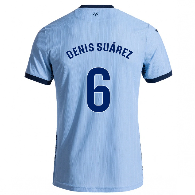 Danxen Kid Denis Suárez #6 Sky Blue Away Jersey 2024/25 T-Shirt