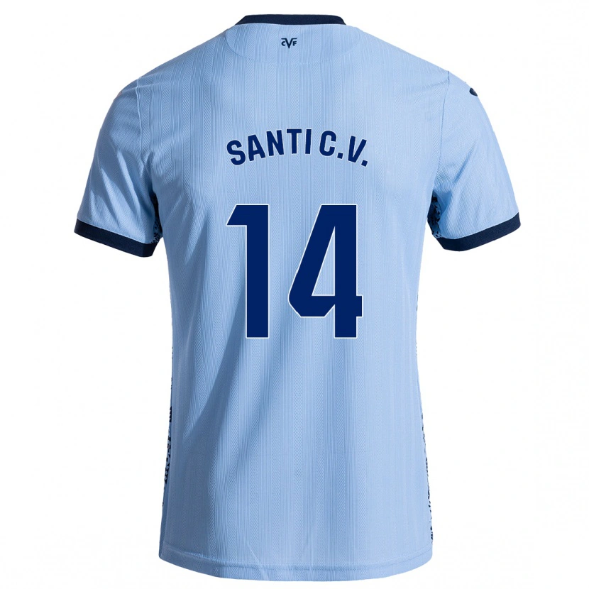 Danxen Kid Santi Comesaña #14 Sky Blue Away Jersey 2024/25 T-Shirt