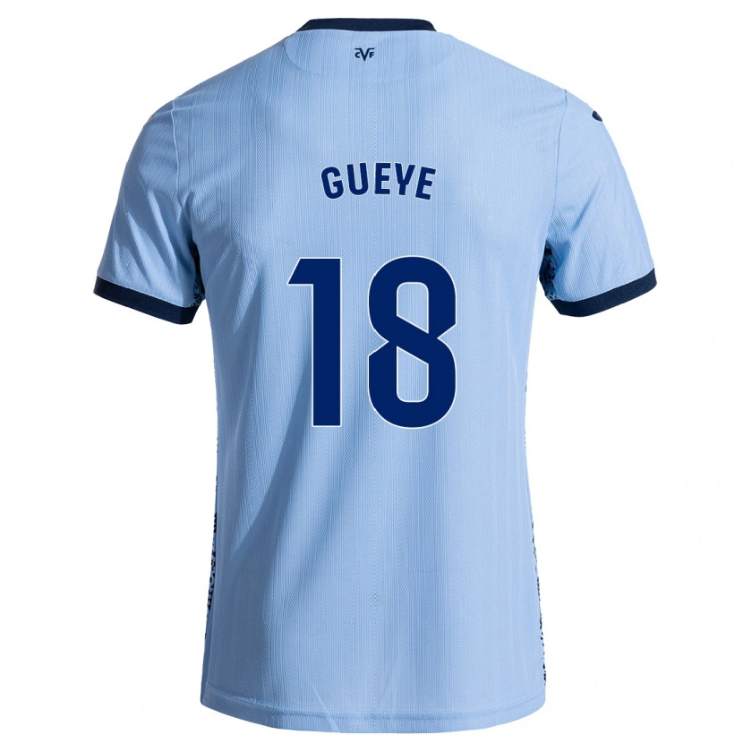 Danxen Kid Pape Gueye #18 Sky Blue Away Jersey 2024/25 T-Shirt