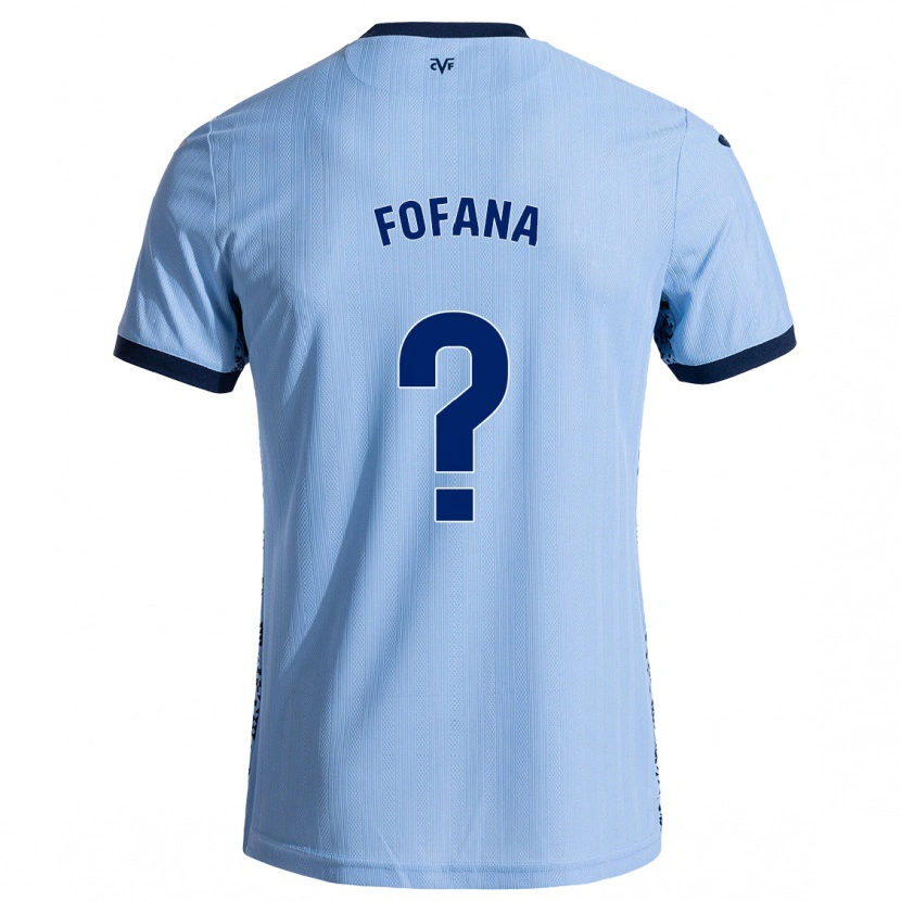 Danxen Kid Douga Fofana #0 Sky Blue Away Jersey 2024/25 T-Shirt