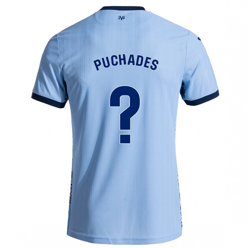 Danxen Kid Fran Puchades #0 Sky Blue Away Jersey 2024/25 T-Shirt