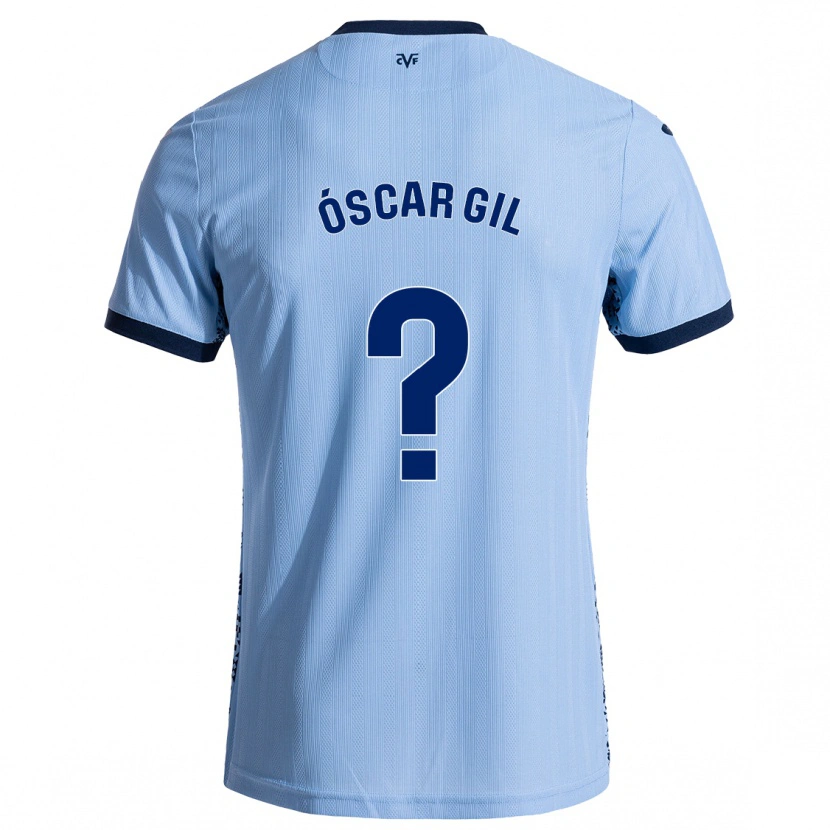 Danxen Kid Óscar Gil #0 Sky Blue Away Jersey 2024/25 T-Shirt