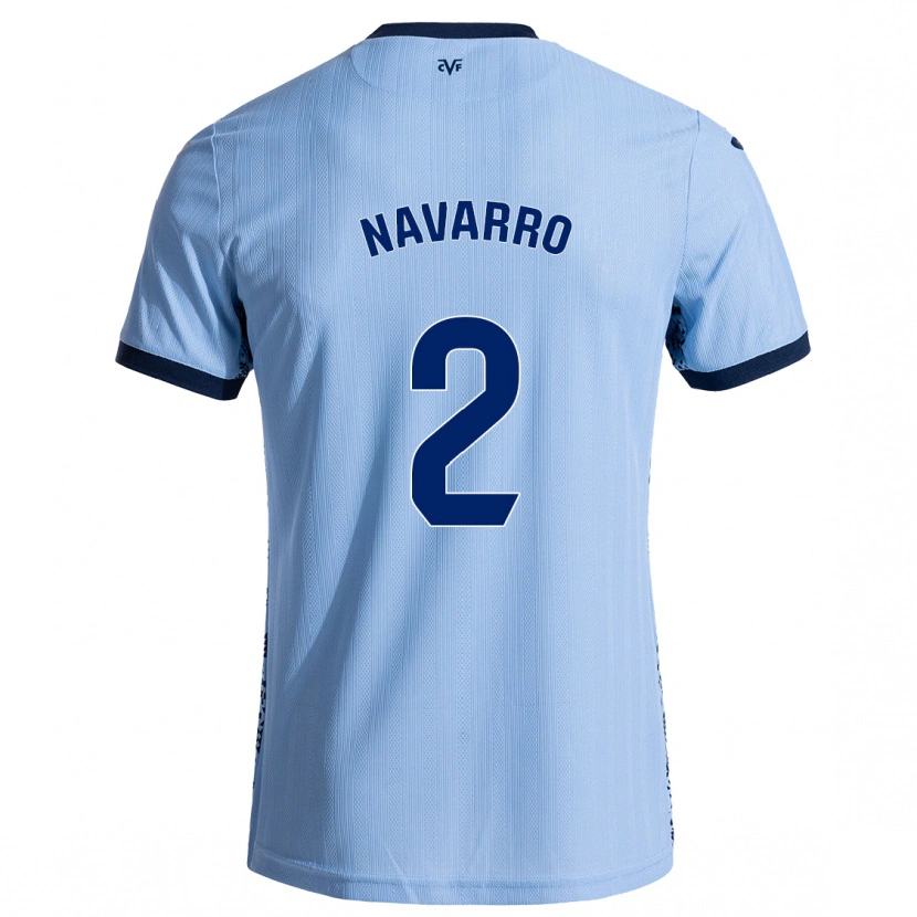 Danxen Kid Pau Navarro #2 Sky Blue Away Jersey 2024/25 T-Shirt