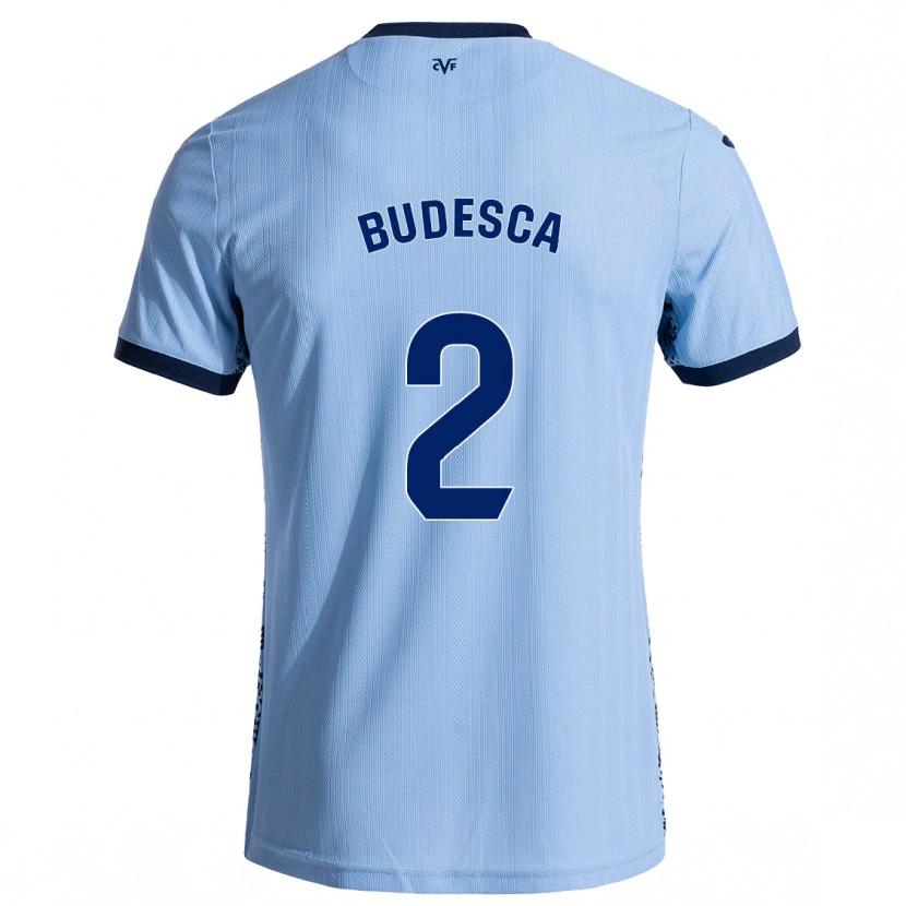 Danxen Kid Daniel Budesca #2 Sky Blue Away Jersey 2024/25 T-Shirt