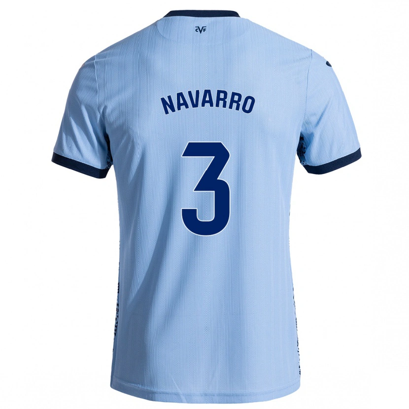 Danxen Kid Pablo Navarro #3 Sky Blue Away Jersey 2024/25 T-Shirt