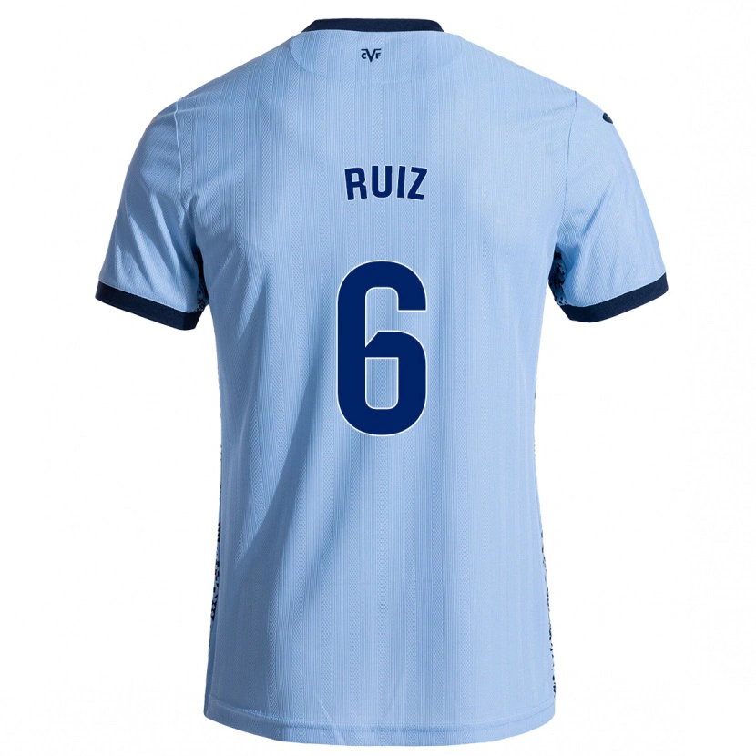 Danxen Kid Joan Ruiz #6 Sky Blue Away Jersey 2024/25 T-Shirt