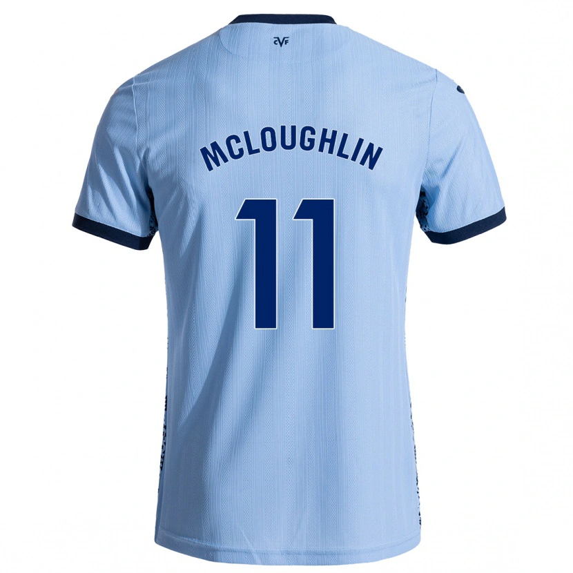 Danxen Kid Caden Mcloughlin #11 Sky Blue Away Jersey 2024/25 T-Shirt