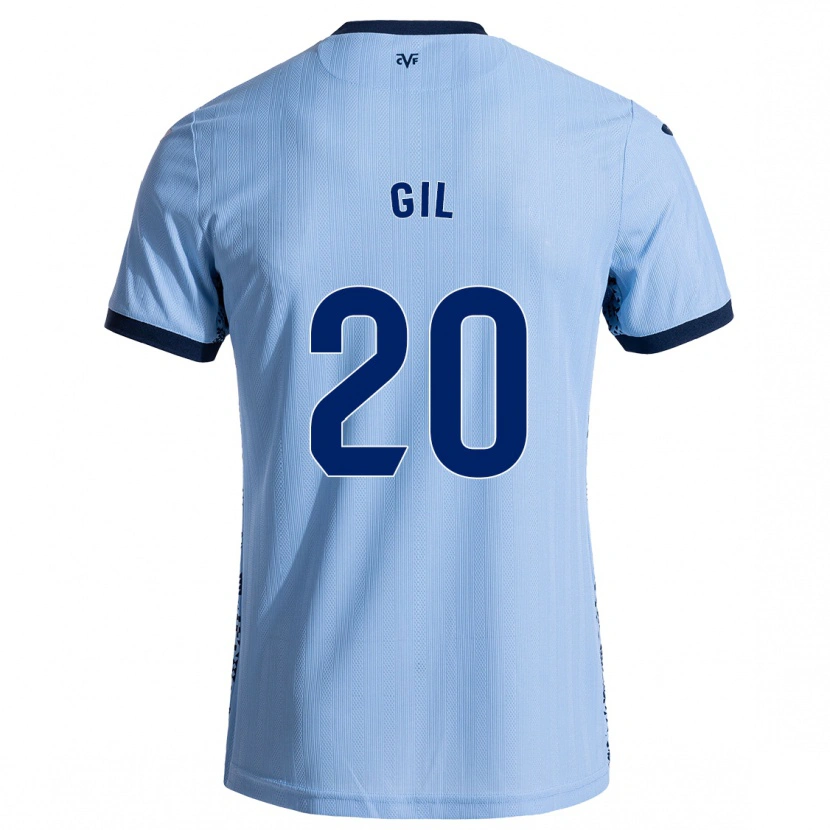 Danxen Kid Mario Gil #20 Sky Blue Away Jersey 2024/25 T-Shirt