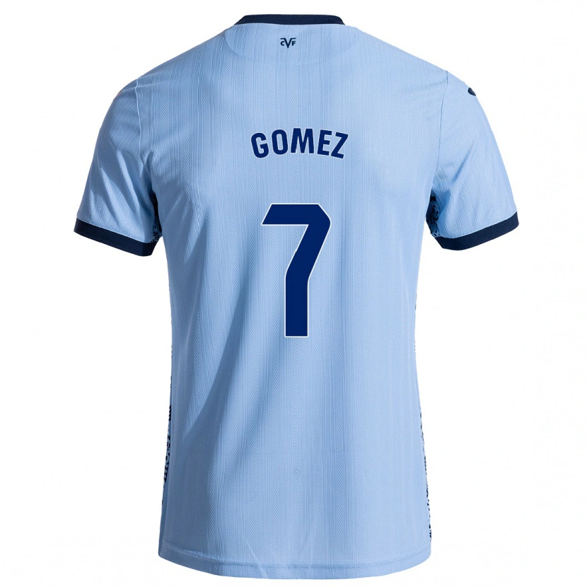 Danxen Kid Lucía Gómez #7 Sky Blue Away Jersey 2024/25 T-Shirt