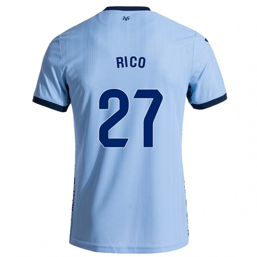 Danxen Kid Vera Rico #27 Sky Blue Away Jersey 2024/25 T-Shirt