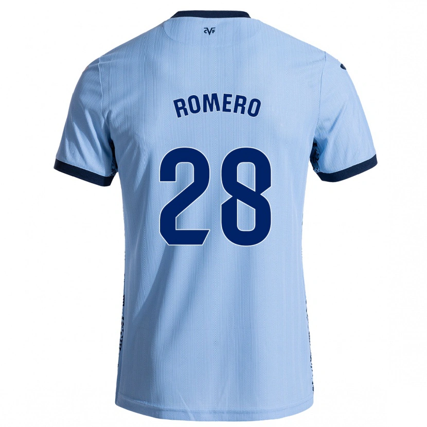 Danxen Kid María Romero #28 Sky Blue Away Jersey 2024/25 T-Shirt