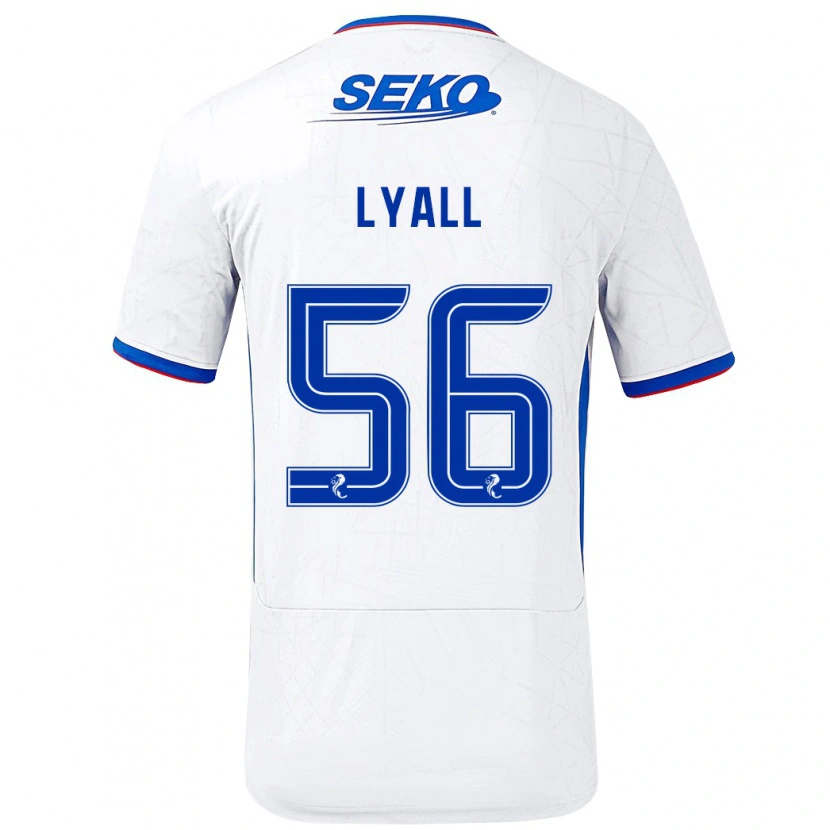 Danxen Kid Arron Lyall #56 White Blue Away Jersey 2024/25 T-Shirt