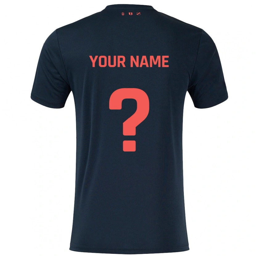 Danxen Kid Your Name #0 Black Red Away Jersey 2024/25 T-Shirt