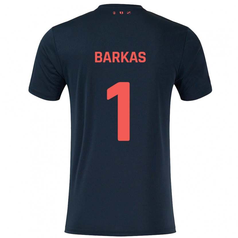 Danxen Kid Vasilios Barkas #1 Black Red Away Jersey 2024/25 T-Shirt