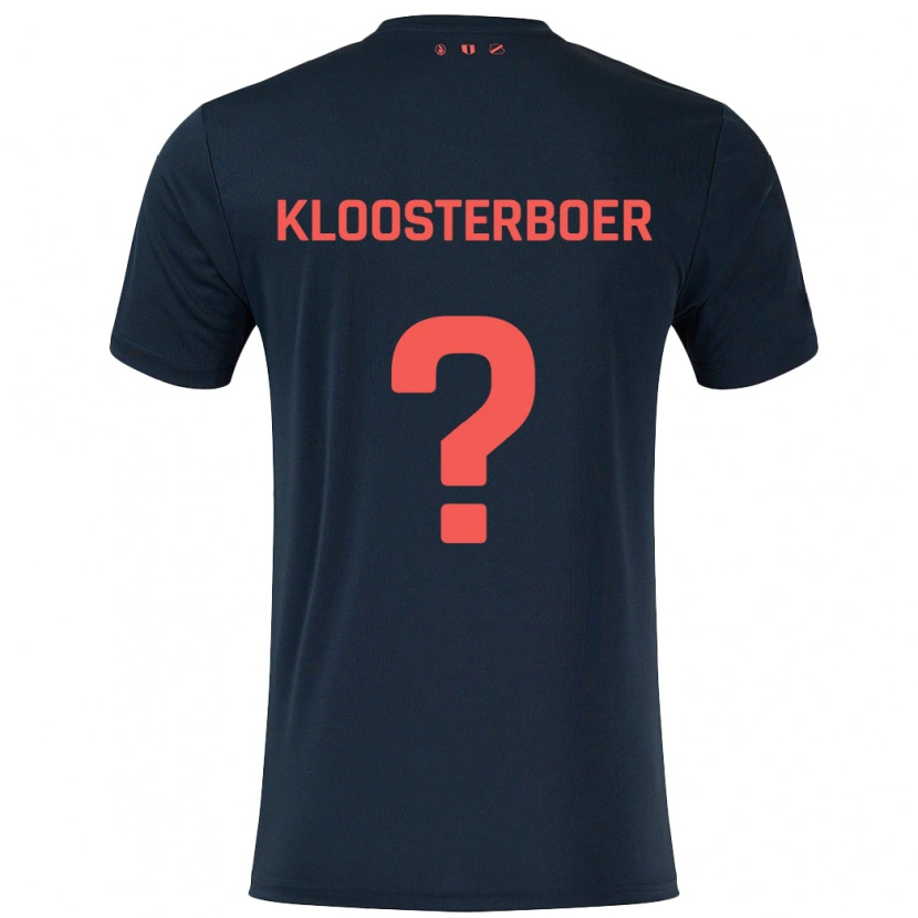 Danxen Kid Per Kloosterboer #0 Black Red Away Jersey 2024/25 T-Shirt