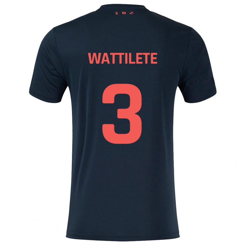 Danxen Kid Julia Wattilete #3 Black Red Away Jersey 2024/25 T-Shirt