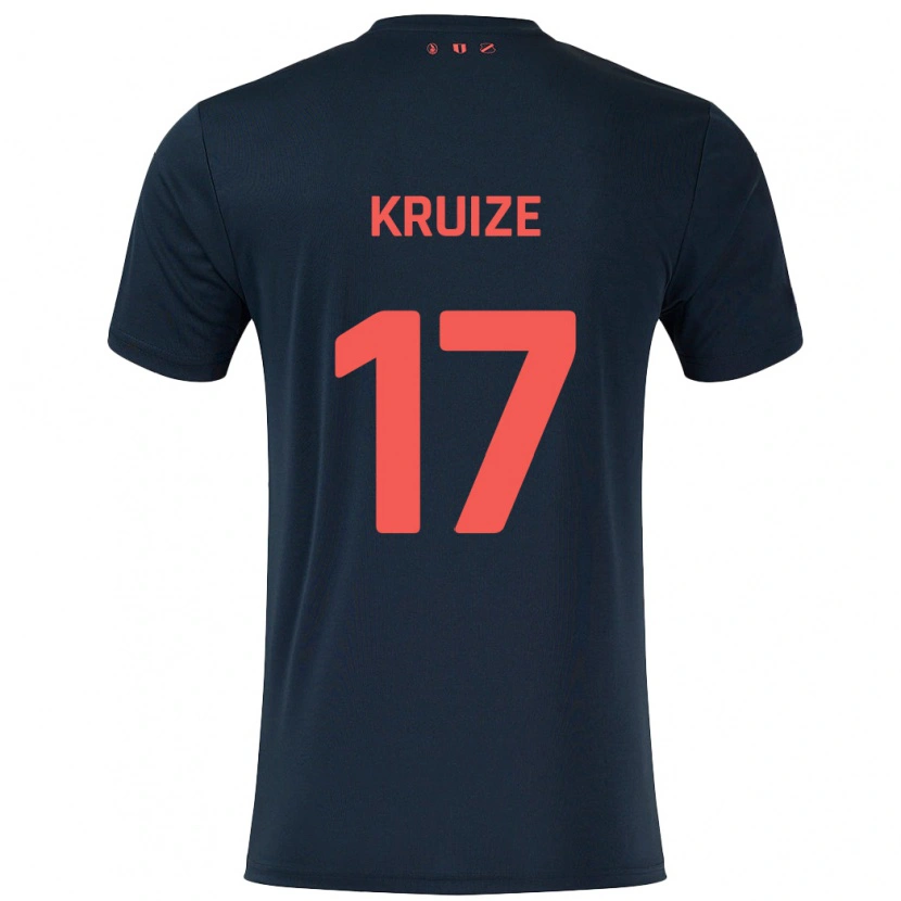 Danxen Kid Elisha Kruize #17 Black Red Away Jersey 2024/25 T-Shirt