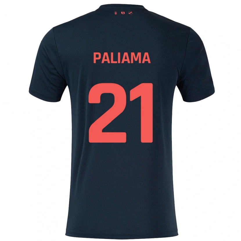 Danxen Kid Joni Paliama #21 Black Red Away Jersey 2024/25 T-Shirt