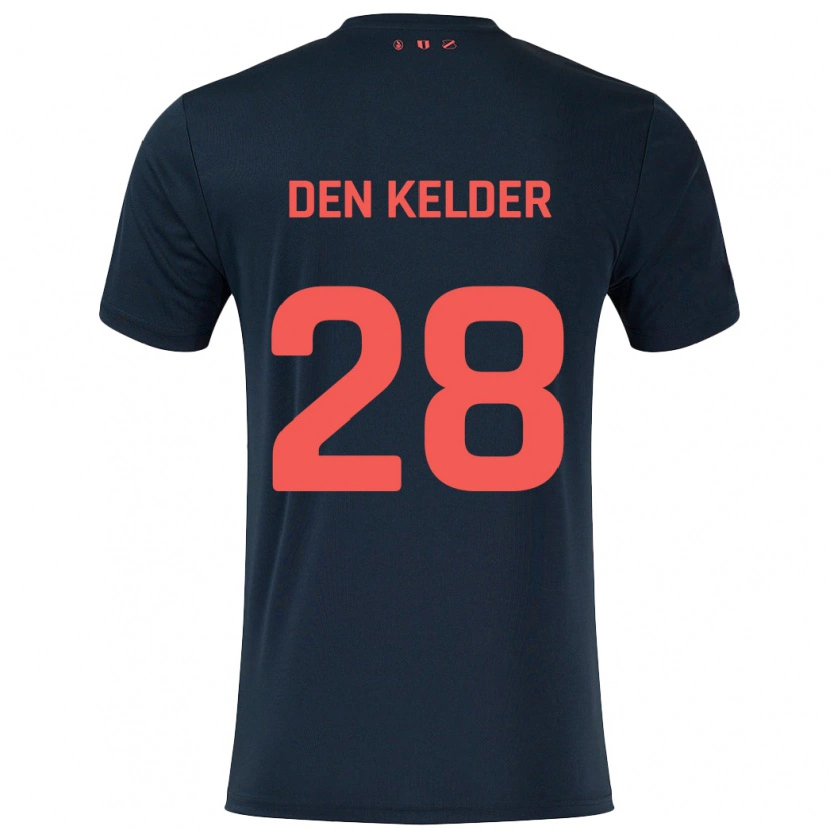 Danxen Kid Gera Op Den Kelder #28 Black Red Away Jersey 2024/25 T-Shirt