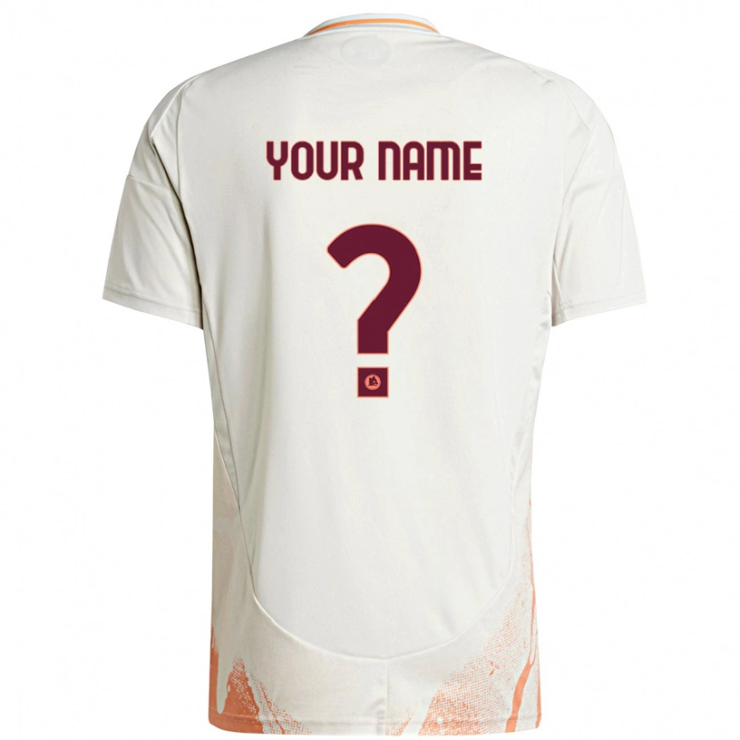 Danxen Kid Your Name #0 Cream White Orange Away Jersey 2024/25 T-Shirt