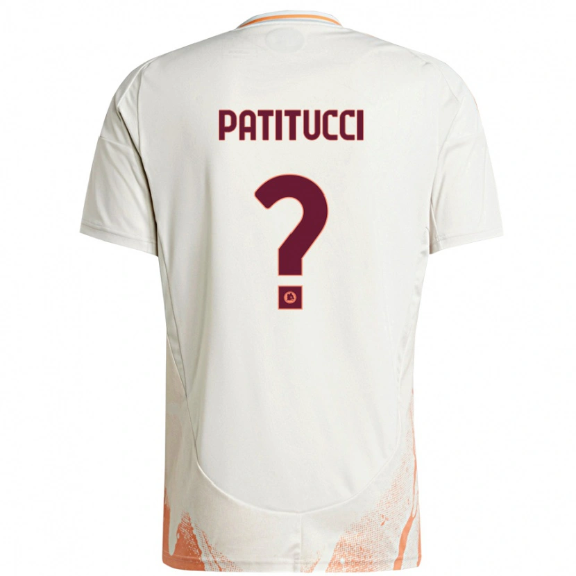 Danxen Kid Christian Patitucci #0 Cream White Orange Away Jersey 2024/25 T-Shirt