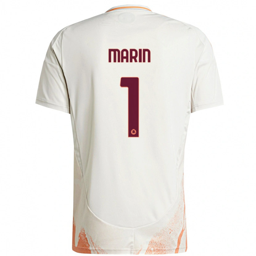 Danxen Kid Renato Marin #1 Cream White Orange Away Jersey 2024/25 T-Shirt