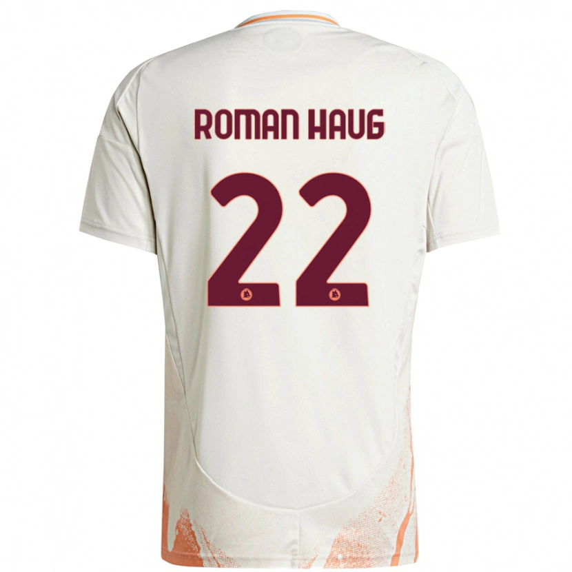 Danxen Kid Sophie Roman Haug #22 Cream White Orange Away Jersey 2024/25 T-Shirt