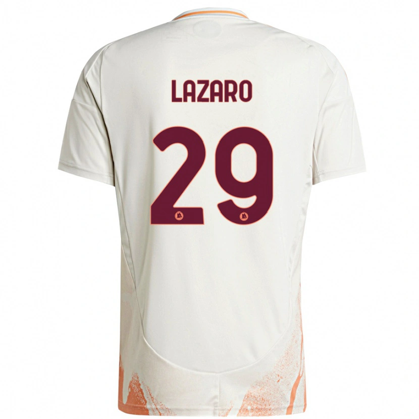 Danxen Kid Paloma Lazaro #29 Cream White Orange Away Jersey 2024/25 T-Shirt