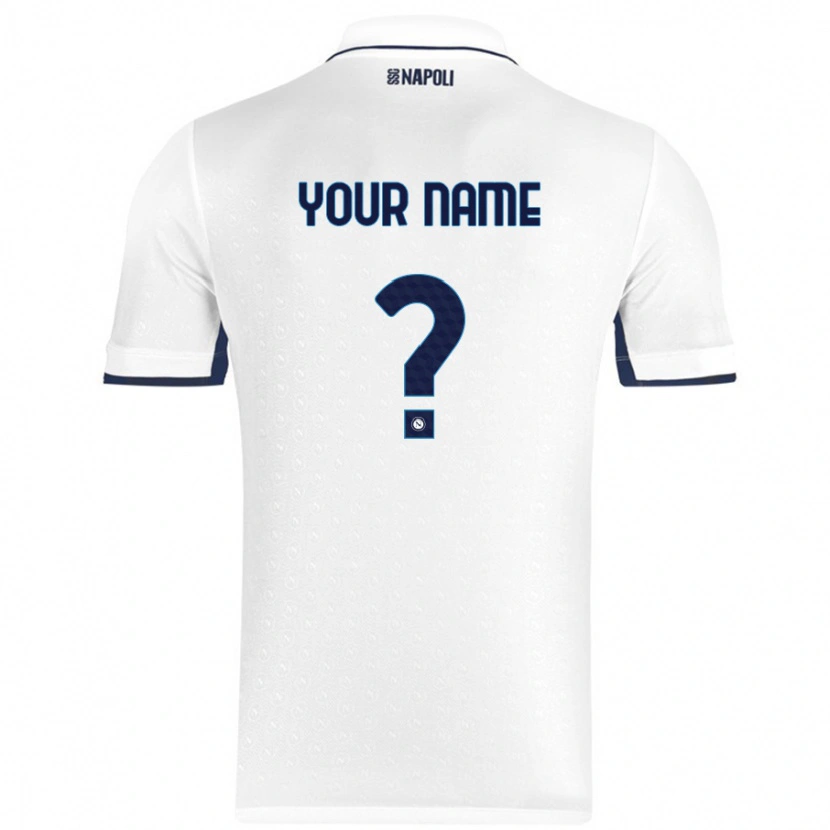 Danxen Kid Your Name #0 White Royal Blue Away Jersey 2024/25 T-Shirt