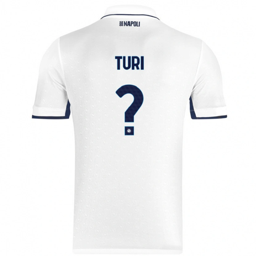 Danxen Kid Claudio Turi #0 White Royal Blue Away Jersey 2024/25 T-Shirt