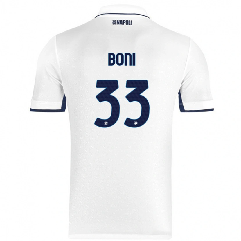 Danxen Kid Landry Boni #33 White Royal Blue Away Jersey 2024/25 T-Shirt